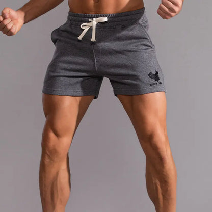 Men's Cotton Sports Shorts - Trendy Running Gym Shorts